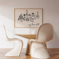 Black Cozy Dinner Club Art - Digital Print
