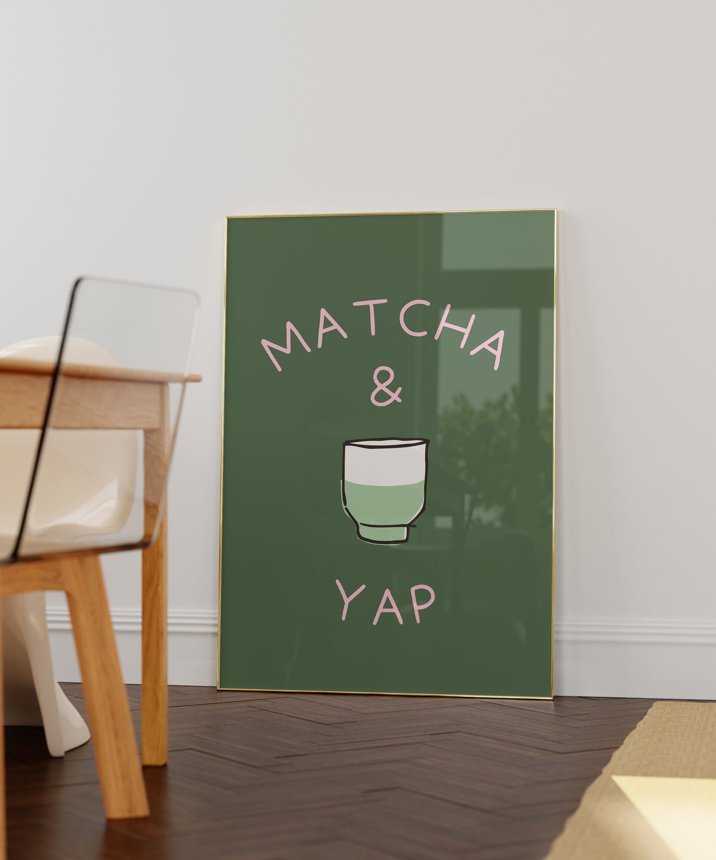 Matcha & Yap Wall Art -  Digital Print
