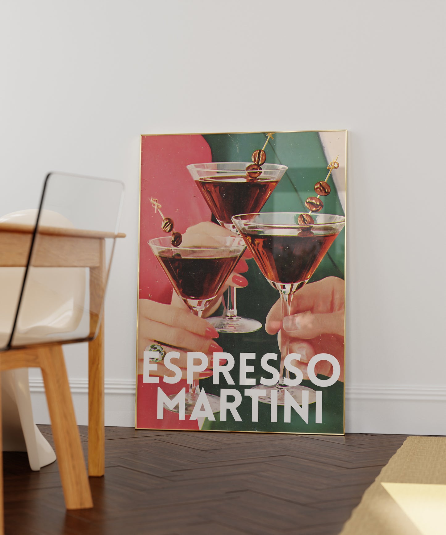 Retro Espresso Cocktail - Digital Print