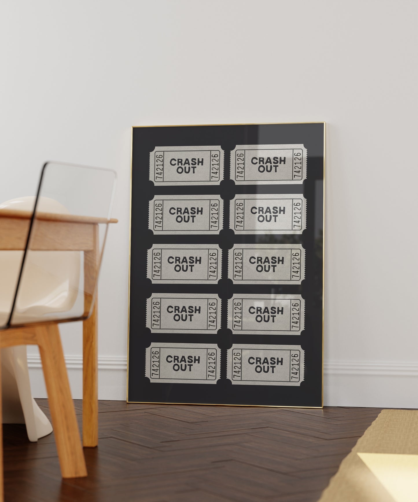 Crash Our Admission Ticket - Digital Print