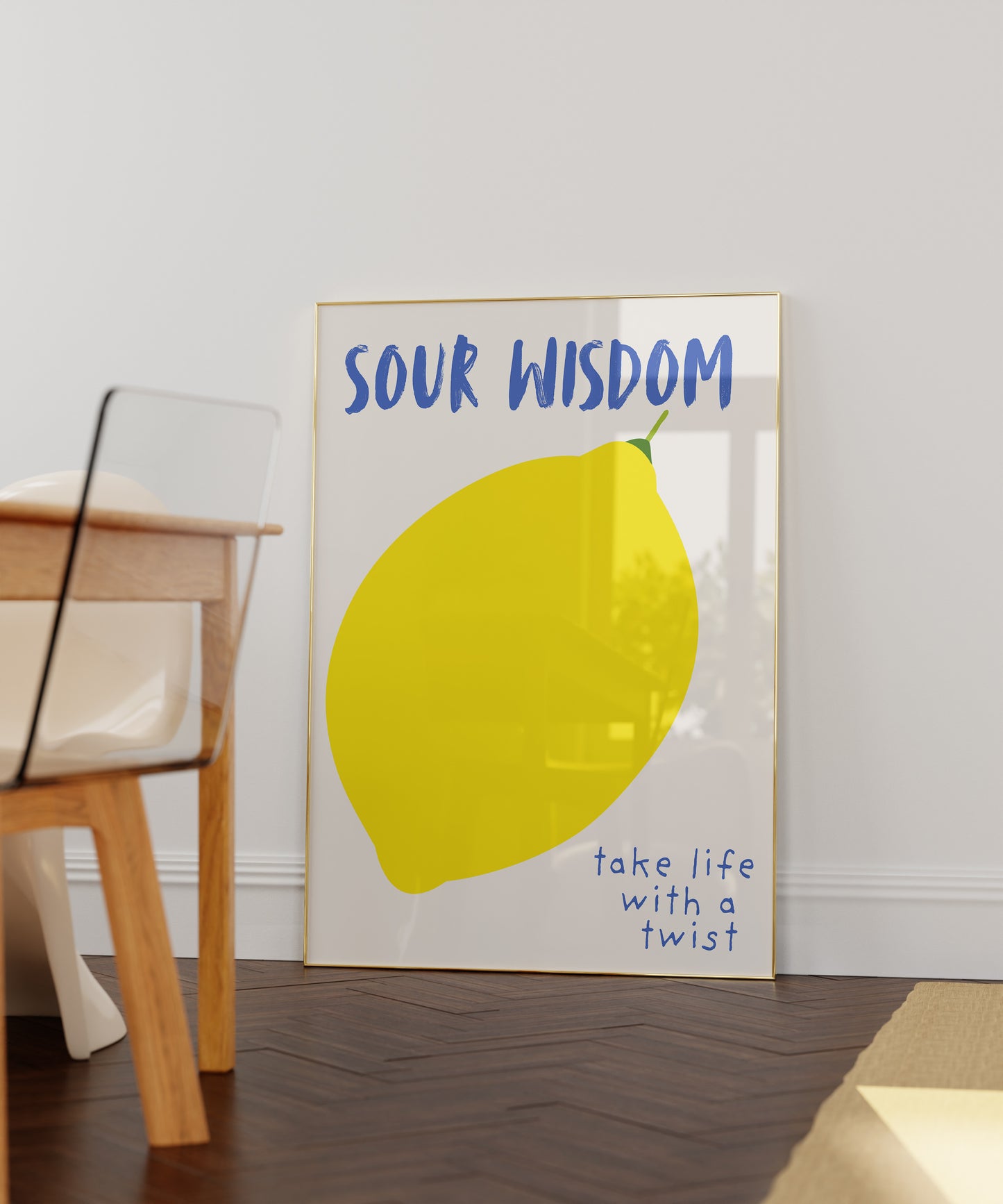 Sour Wisdom Lemon Print - Digital Print