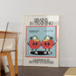 Brains In Training Retro Character Classroom Art - Digital Print