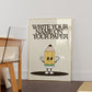 Write Your Name Cute Character Classroom Art - Digital Print
