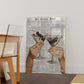 Retro Cherry Martini Newspaper Print - Digital Print