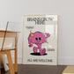 Brains Grow Here | Retro Character Classroom Art - Digital Print