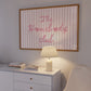 The Homebody Club Pink Striped Print - Digital Print