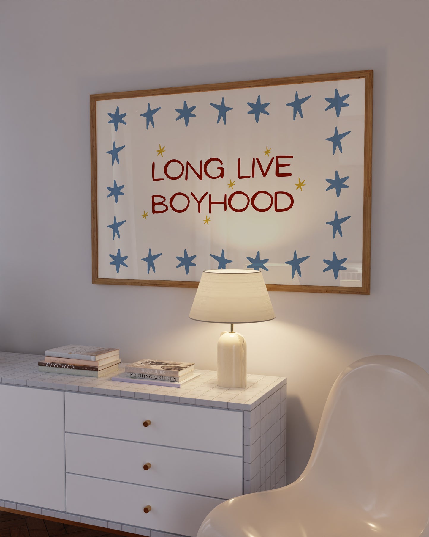 Long Live Boyhood Star Art - Digital Print