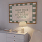Green Wash Your Hands You Filthy Animal Bathroom Sign - Digital Print
