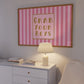 Striped Grab Your Keys Wall Art - Digital Print