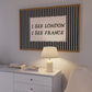 I See London I See France Modern Striped Art - Digital Print