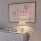 Pink Cozy Dinner Club Art - Digital Print