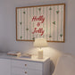 Holly & Jolly | Green Striped Print