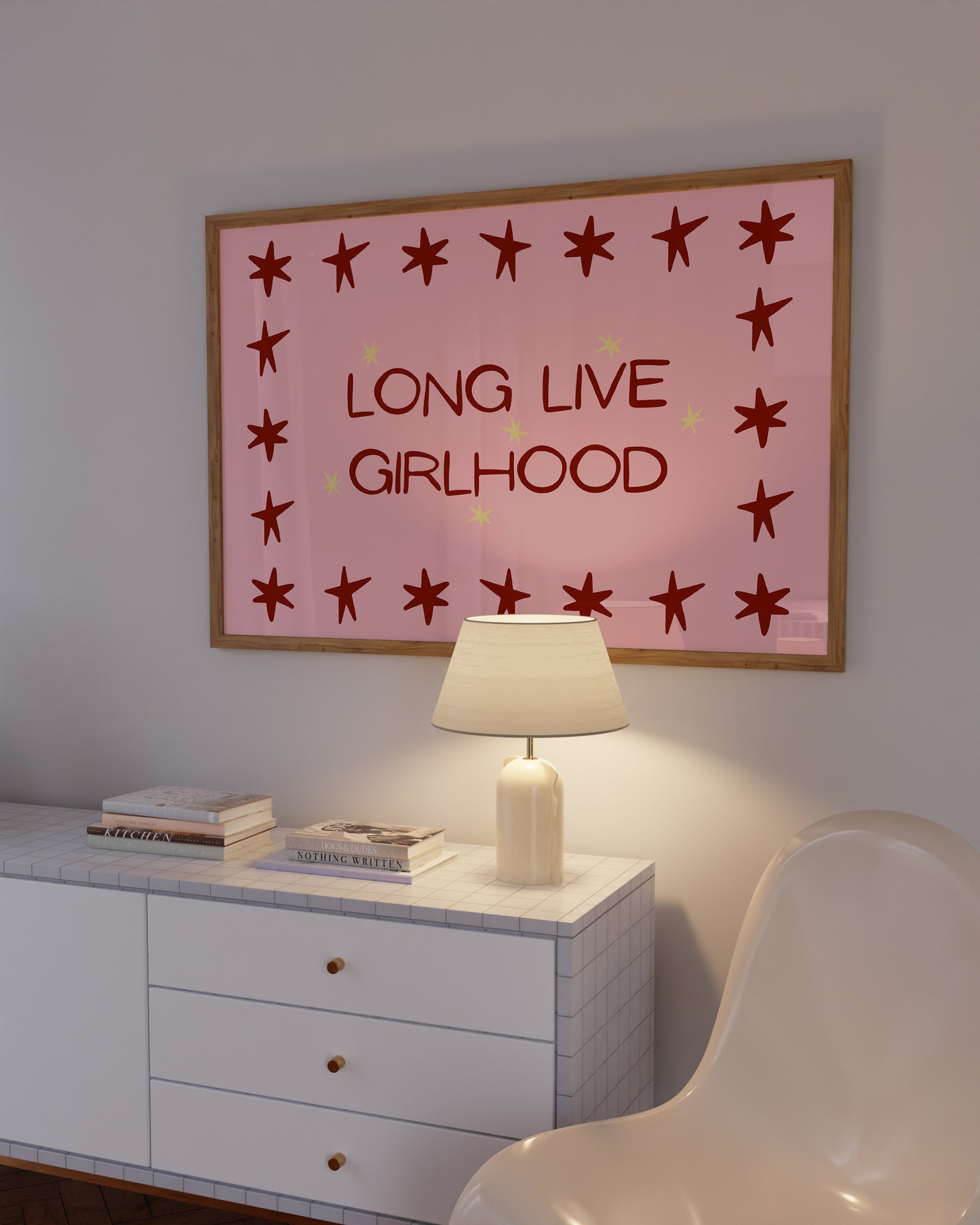 Long Live Girlhood Star Art - Digital Print ( Horizontal )