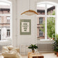 How Lucky Are We Green Striped Print - Digital Print