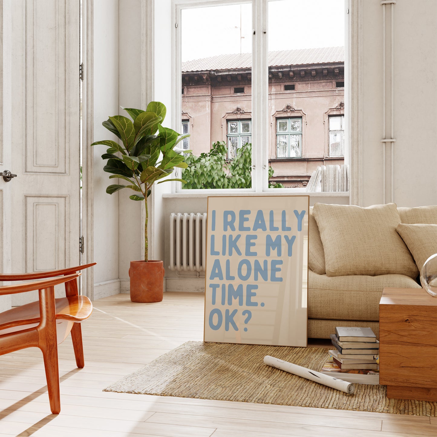 I Really Like My Alone Time OK — Digital Print