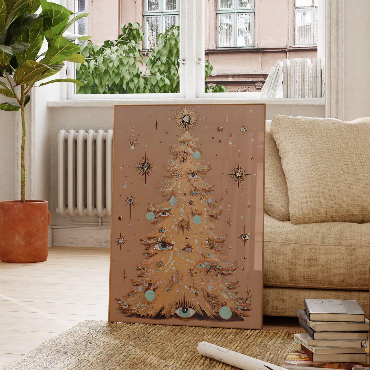 Mystic Boho Christmas Tree - Digital Print