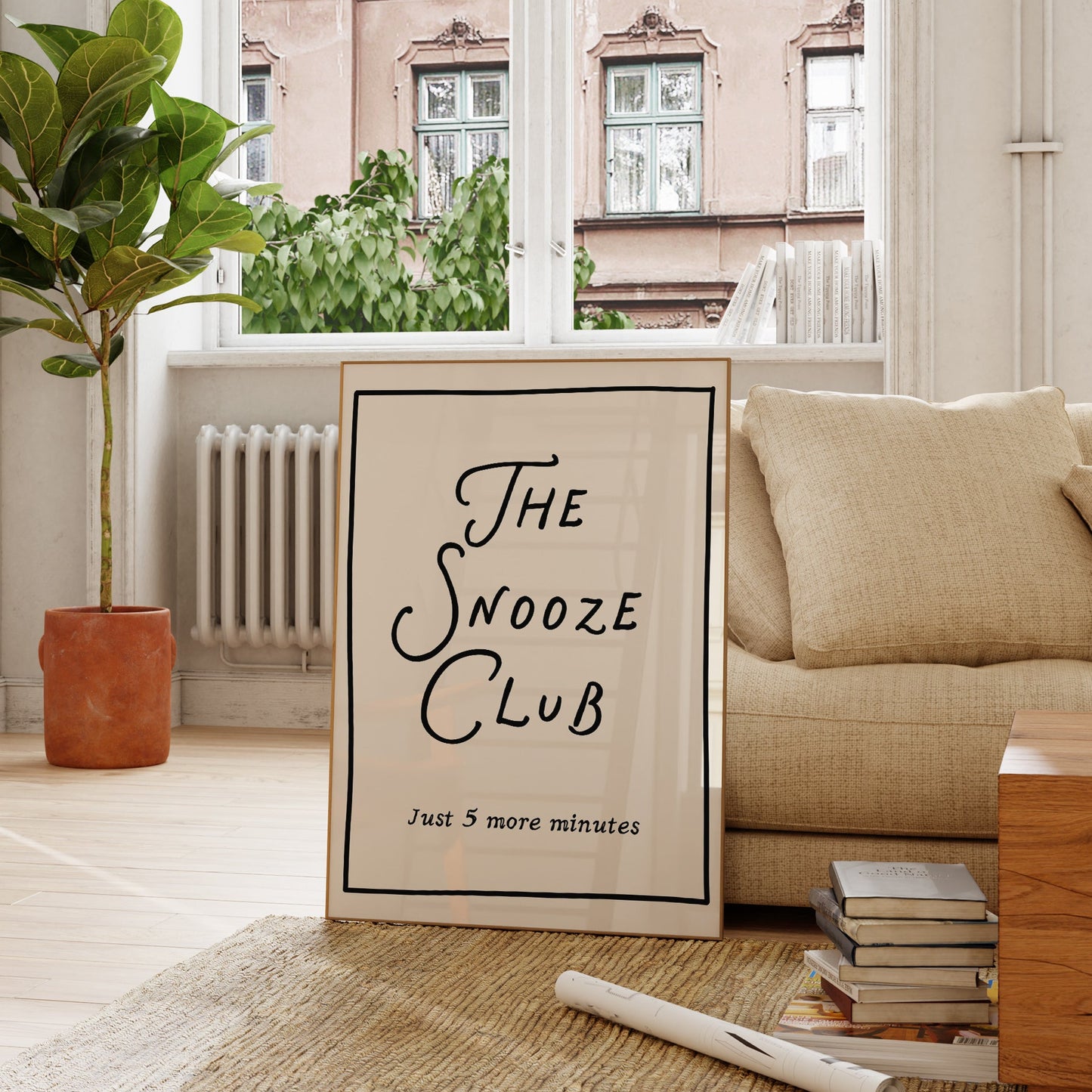 The Snooze Club Hand Drawn Art - Digital Print
