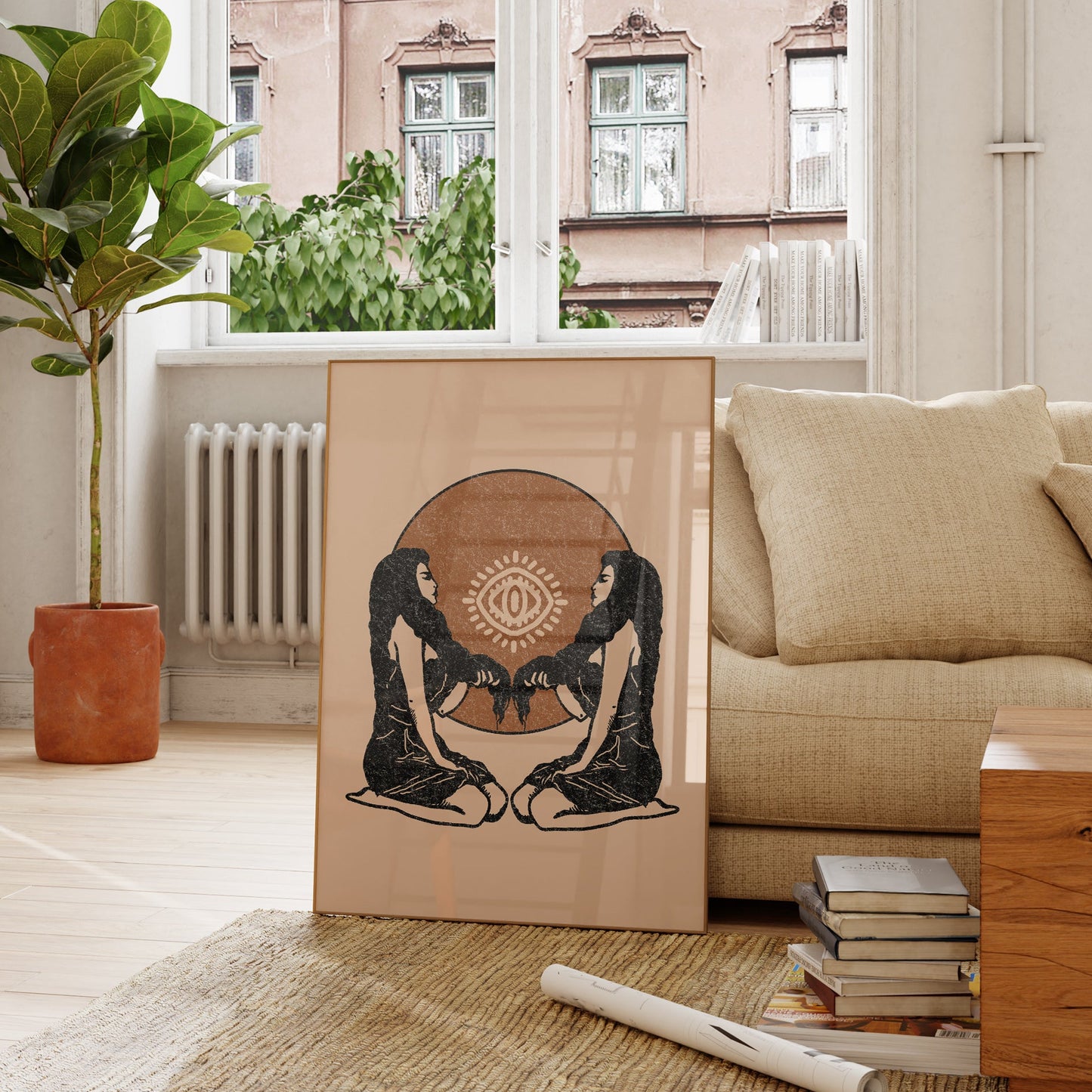 Vintage Sisters Artwork - Digital Print