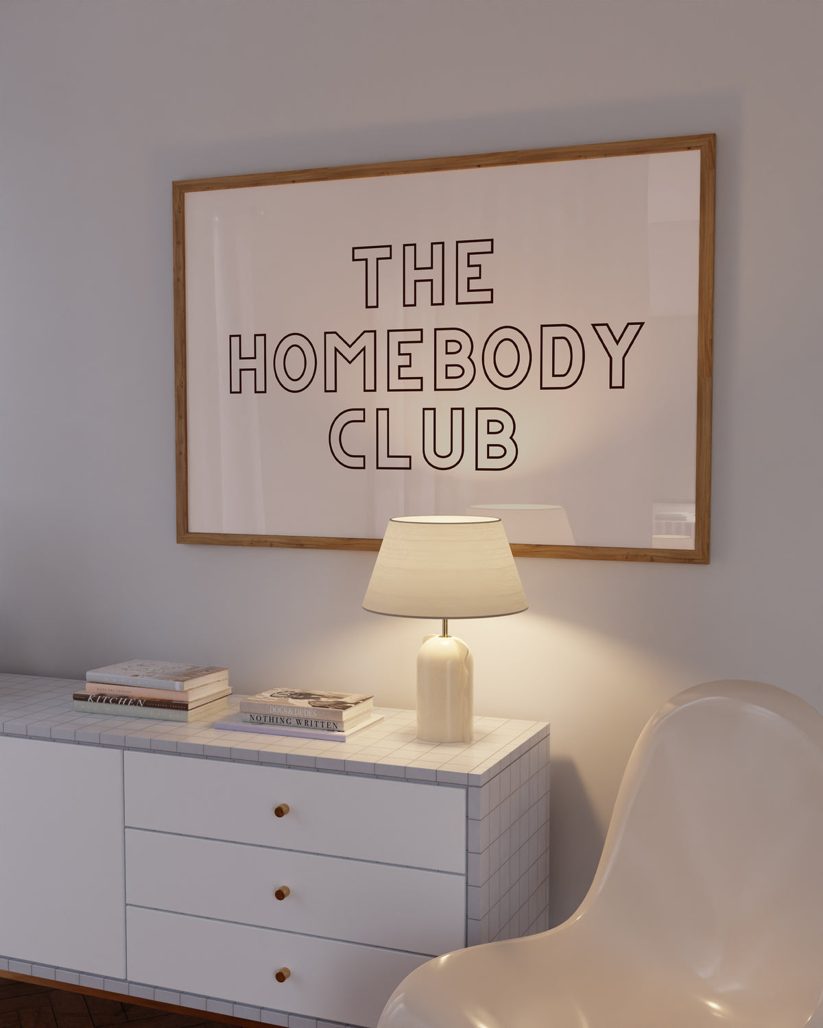 The Homebody Club — Outline Digital Print