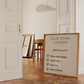Calm Down Corner Print | Neutral Cream