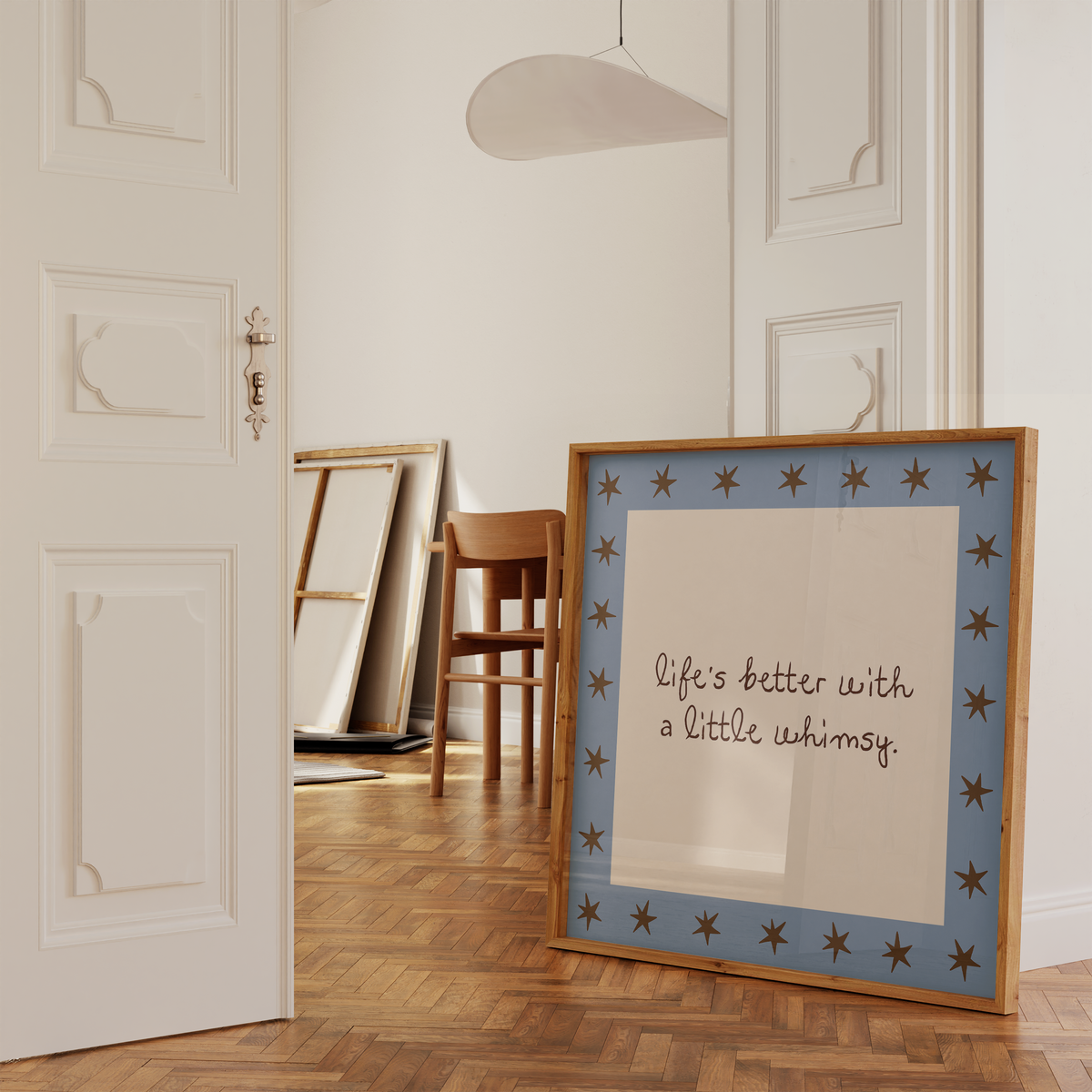 Life's Better With a Little Whimsy | Blue Star Print
