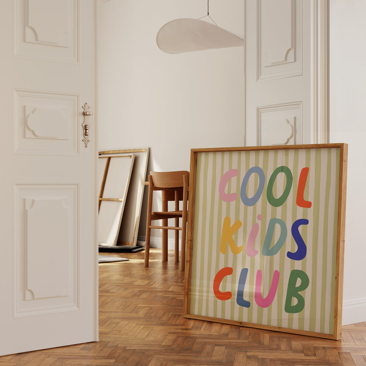 Cool Kids Club — Striped Digital Print