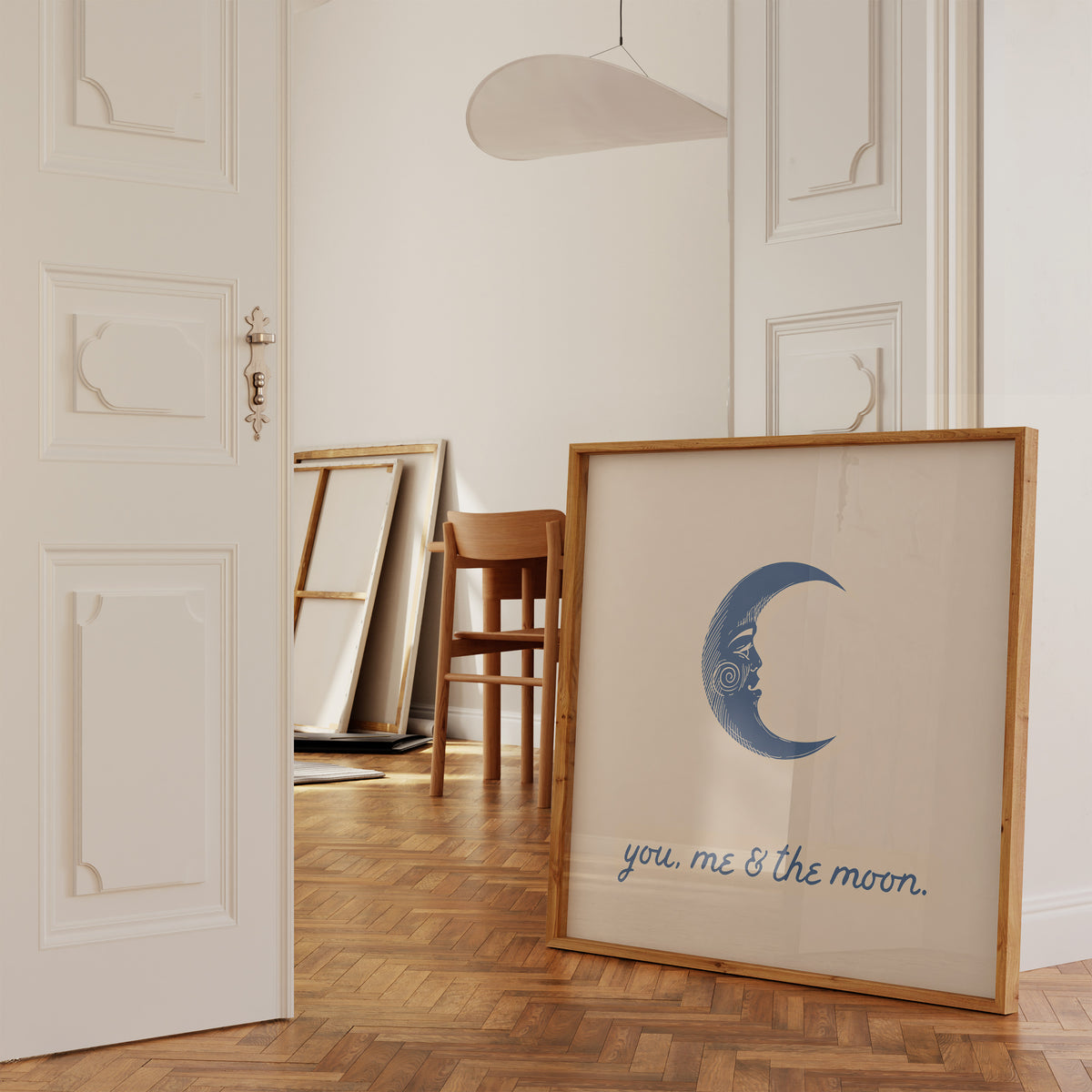 You, Me & The Moon — Celestial Digital Print
