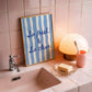 So Fresh & So Clean Striped Bathroom Print - Digital Print