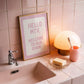 Pink Hello MTV, Welcome To Our Dorm - Digital Print