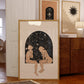 Starry Archway with Nude women sitting