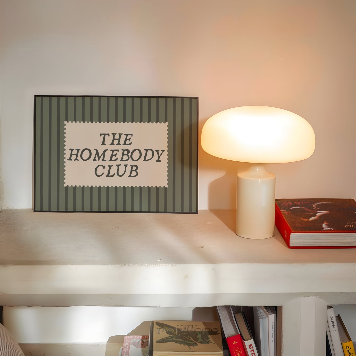 The Homebody Club Striped Print