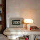 BOO! | Striped Stamp Print