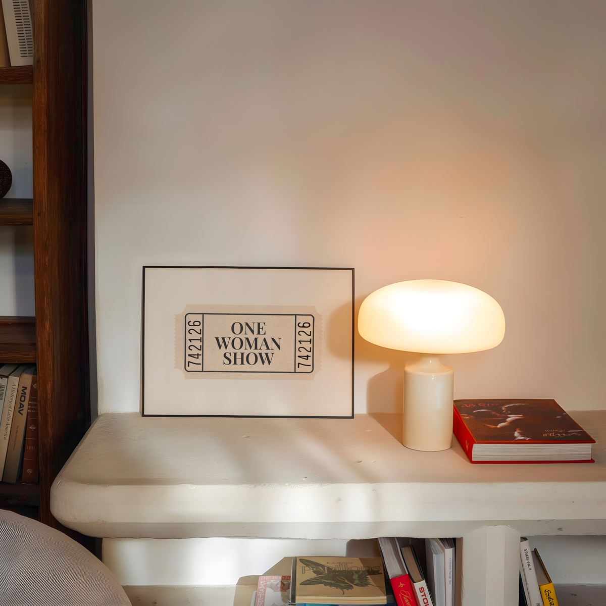 One Woman Show | Vintage Ticket Print
