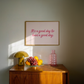 Good Day to Have a Good Day Print | Pink Stripe