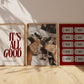 Red Cocktail Gallery Set of 3 — Bar Cart & Kitchen Wall Art