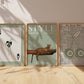 Sage Green Stockholm Art Prints Set Of 3 Room Decor | Digital Print