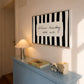 How Lucky Are We — Black Stripe Digital Print