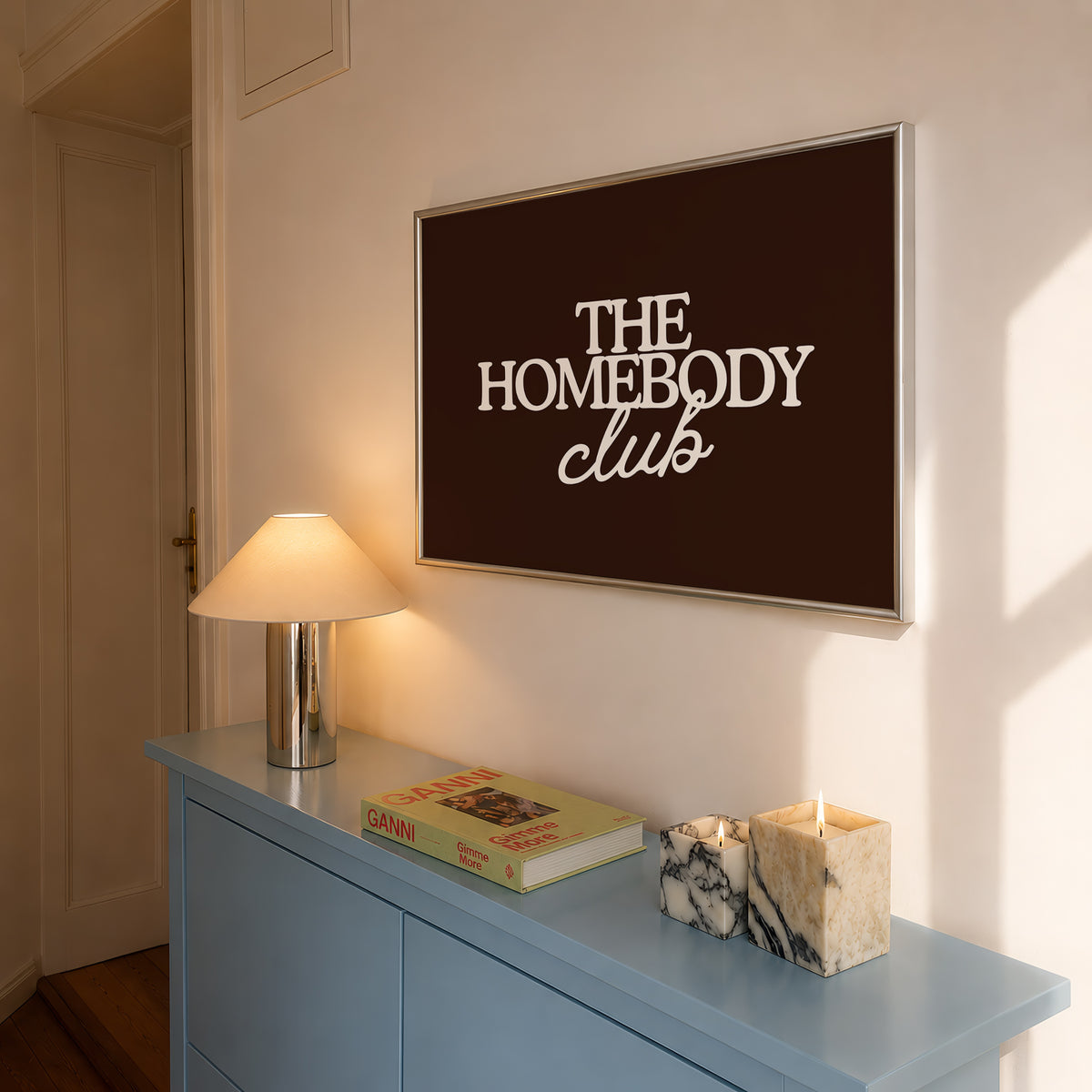 The Homebody Club — Brown Neutral Digital Print