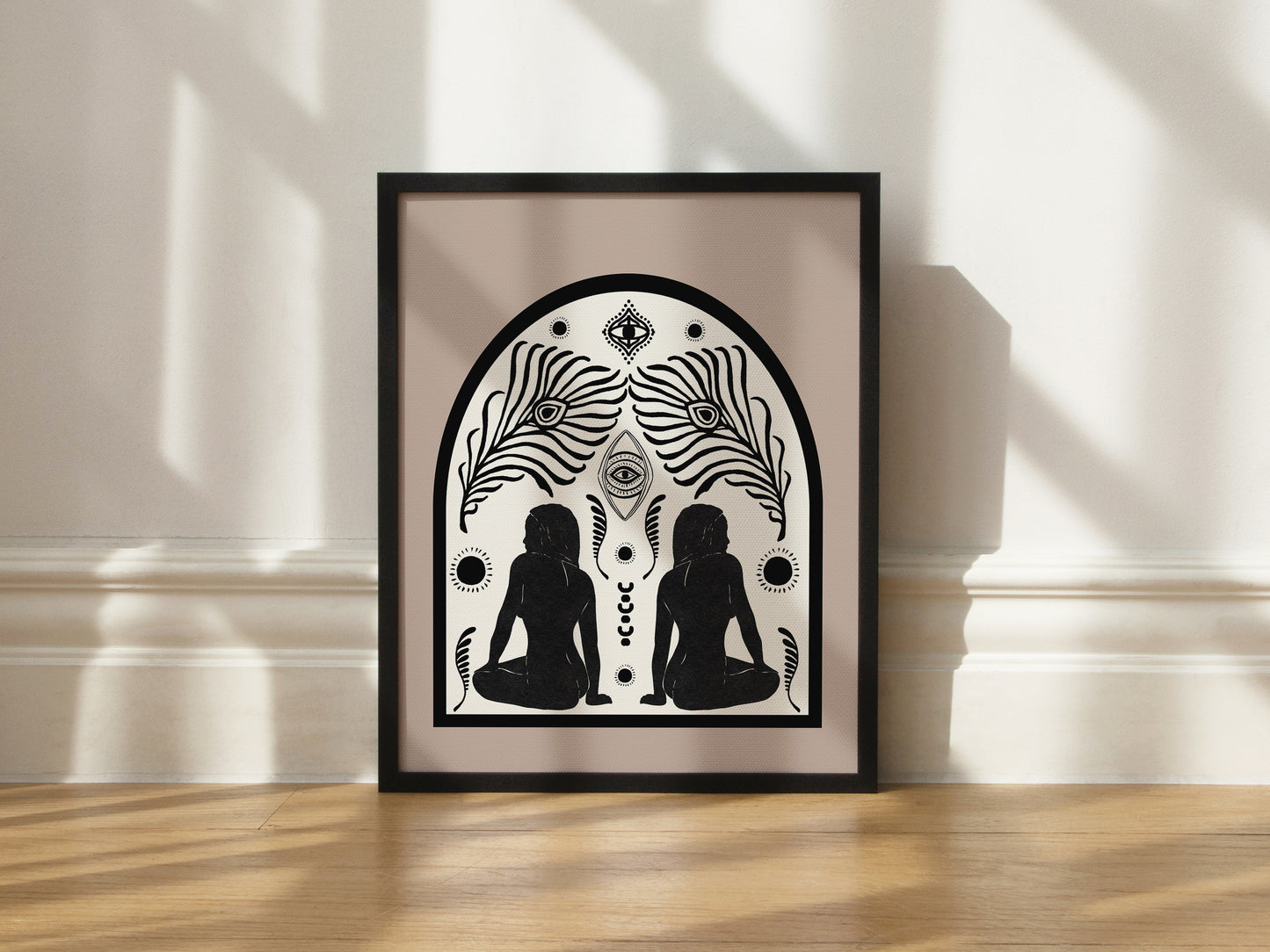 Mystical Sisterhood Art Print Feminine Energy Artwork Spiritual Artwork