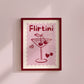 Cute Flirtini Wall Art