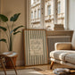 Dilly Dally HQ ( Headquarters ) Sage Green Striped Art - Digital Print