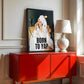 Born To Yap Retro Woman Poster - Digital Print