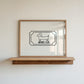 Weiner Club Hand-Drawn Ticket Print - Digital Print