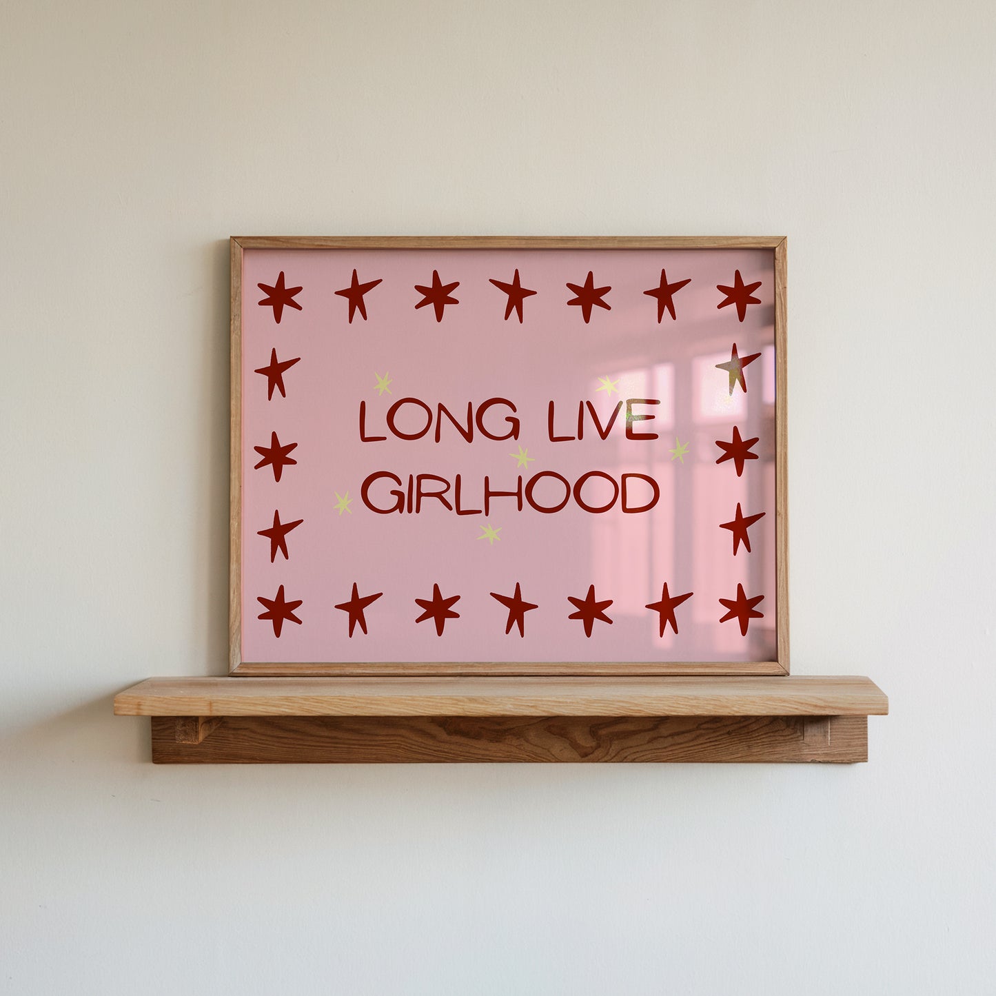 Long Live Girlhood Star Art - Digital Print ( Horizontal )