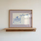 Pink & Blue Striped Cozy Dinner Club Art - Digital Print