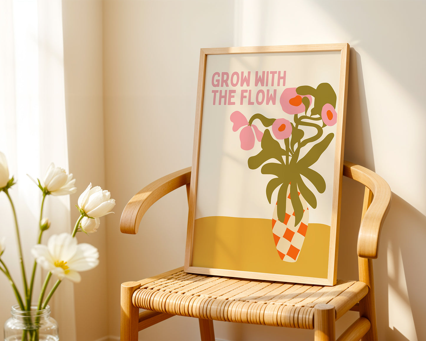 Grow With The Flow Wall Art Print