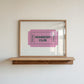 The Homebody Club Retro Ticket Sign - Digital Print ( Horizontal )