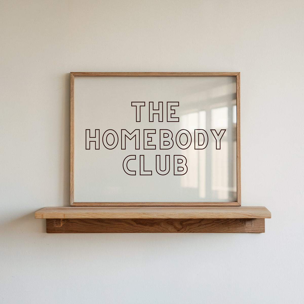 The Homebody Club — Outline Digital Print
