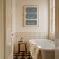 Everything Shower Retro Ticket Bathroom Sign - Digital Print