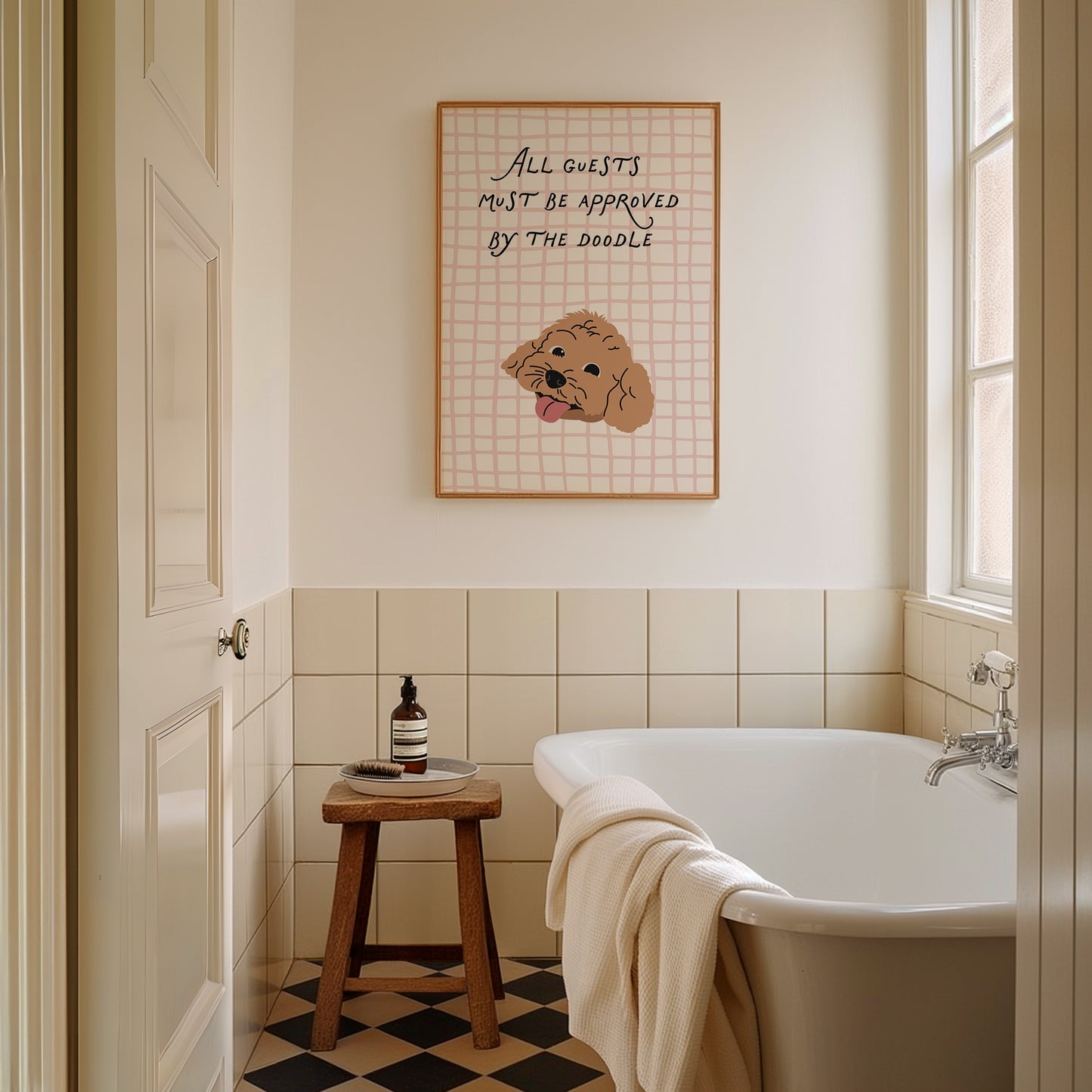 All Guests Must Be Approved By The Doodle Print - Digital Print